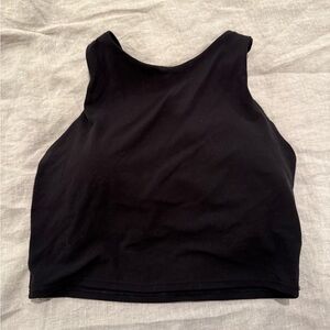 Athleta Black Workout Crop